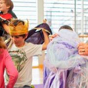 Children doing drama lesson