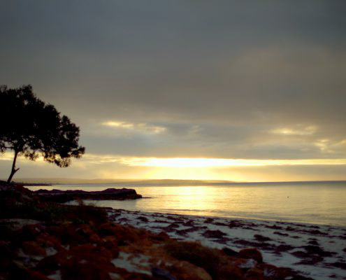 Sunset at Busselton school camp