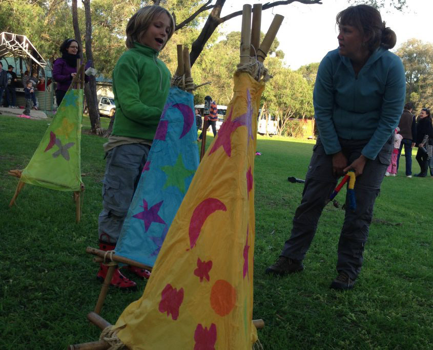 Lanterns at Busselton school camp