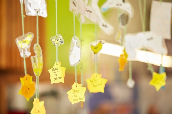 Hanging mobile at school school hanging mobile