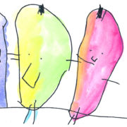 A group of bubbles drawing